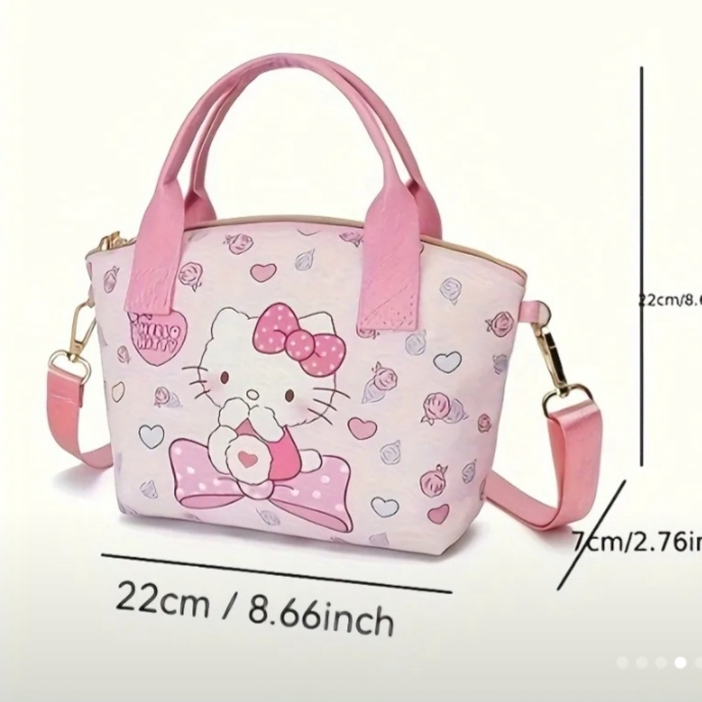 Hello Kitty Pink Mini Bag with Bow Accents